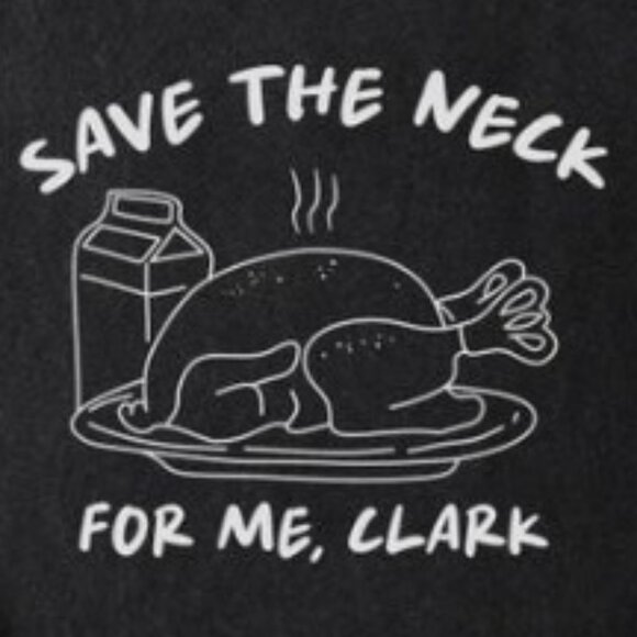 Funny Thanksgiving Shirts, Save The Neck For Me Tee - Picture 2 of 4